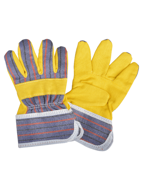Detské záhradné rukavice žlté