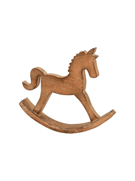 Koník húpací drevený