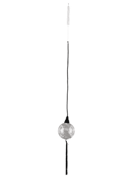 Lampa guľa so strapcom LED 12,5x12cm