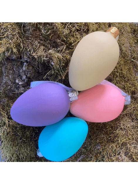 Vajce sklenené 4 farby