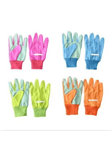 Detské záhradné rukavice - mix farieb