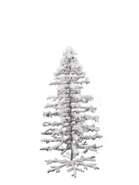 Stromček biely RASPUTIN M