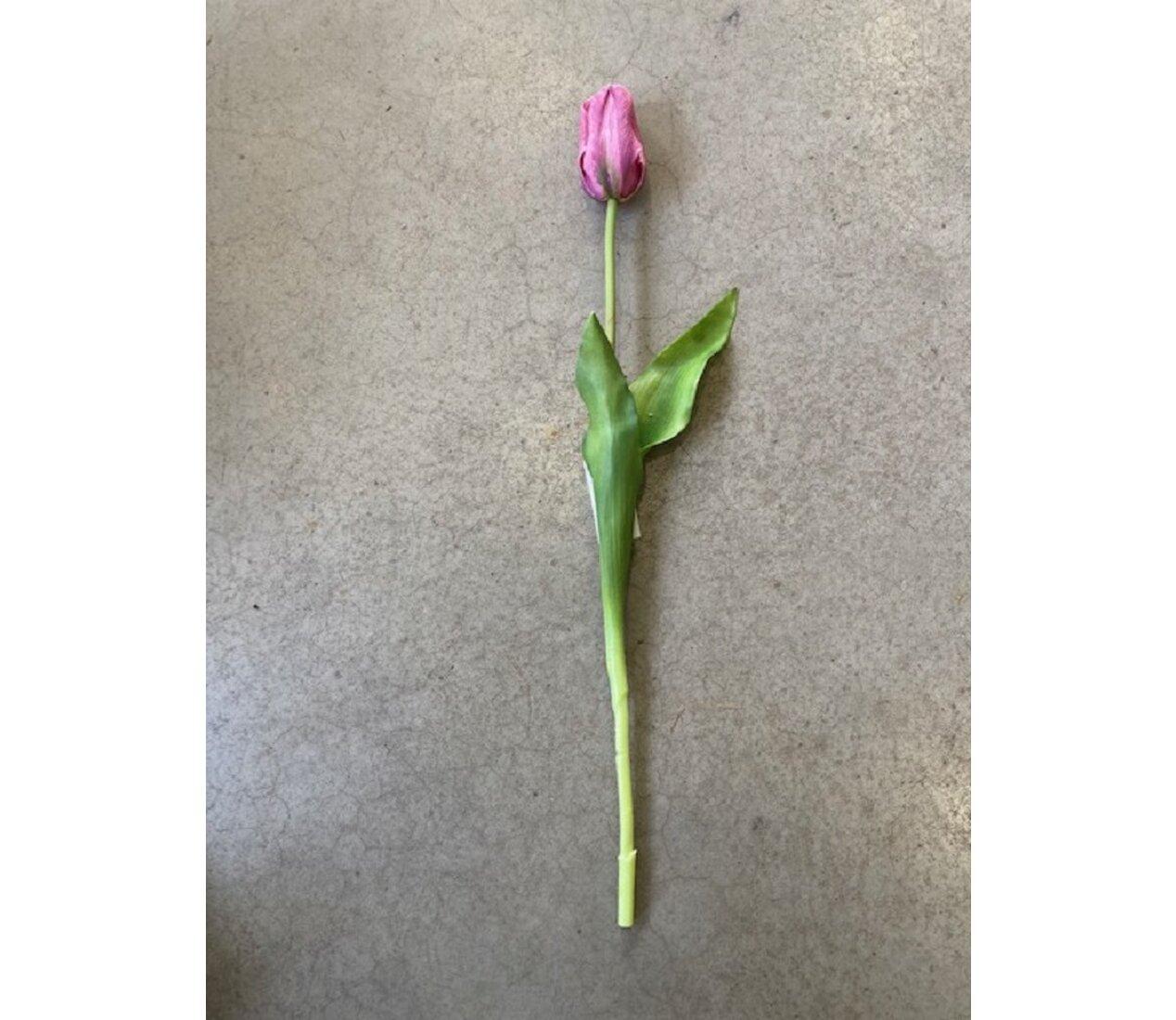 Tulipán umelý fuchsiový 48cm